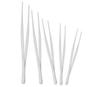 Lurrose 5 pièces Lot Pinces Inoxydables Multifonctions pour Réparation Métal et Service Thé Design Antidérapant Outils de Jardinage et Cuisine Pratiques
