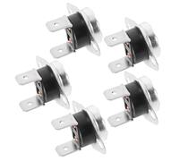 Lurrose 5 Pièces Thermostat de Sécurité pour Appareils Électroménagers Chaleur pour Sèche Linge Fusible Thermique Réparations Domestiques Faciles