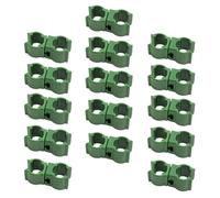 Lurrose 50 Connecteurs Réglables en Plastique Vert pour Treillis et Tuteurs de Plantes Grimpantes, Clips Universels pour Support de Vigne et Jardinage, Accessoires pour Treillage