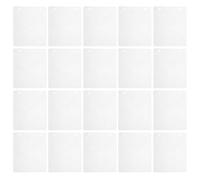 Lurrose 50 Feuilles pour classeur CD : Feuilles de Rangement Double Face en Plastique pour disques - Recharges pour Organiseur de Supports - 50 à 2 Anneaux pour classeur DVD 14,6 x 12,7 cm