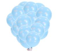 Lurrose 50 pièces Ballons Latex Imprimés Ciel Bleu Décoration Anniversaire Fête Mur Plafond