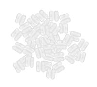 Lurrose 50 pièces Clips Connecteurs Transparent pour Chaîne à Billes Accessoires Stores Verticaux et Romain Réparation pour Stores Enrouleurs Verticaux