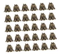 Lurrose 50 Pièces Flower Spacer Beads Caps Vintage Alloy Floral Bead Caps For Jewelry Making Metal For Bracelets Necklaces