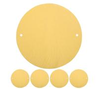 Lurrose 5pcs Coussinets Absorbants Ronds pour Argile en PVA Synthétique, Double Trou, Base Stable pour Poterie et Céramique, pour Ateliers de Poterie