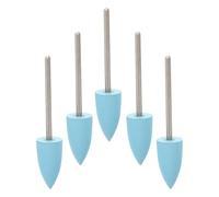 Lurrose 5pcs Embouts de Polissage en Silicone pour Manucure, Forets pour Ongles 600 Grains, Faciles à Utiliser, Adaptés aux Salons Professionnels et Usage Domestique