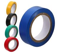 Lurrose 5rouleaux Ruban Électrique Isolant Pvc Couleurs Haute Adhérence Multi-usage Résistant Chaleur pour Électricien Lot