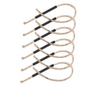 Lurrose 6 Ensembles Lot de Cordes Allumage Pratiques Chanvre avec Cire Abeille pour Camping Extérieur Légères et Portables pour Feu de Survie et Barbecue