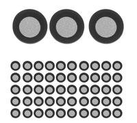 Lurrose 6 Feuilles Marqueurs Magnétiques Légers pour Scanner 3D, Points de Référence Précis en Plastique Noir, Feuilles de Positionnement pour Suivi Industriel et Métrologie