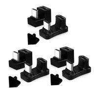 Lurrose 6 Pièces Adaptateur USB C Anglé U Shape Lot de Type C Femelle à Prise Charge de Divers Appareils Portable et Pratique pour Bureau et Voyage