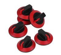 Lurrose 6 Pièces Boutons de de Cuisinière à Gaz de Résistants à Haute Température pour Réchauds et Fours Accessoires de Cuisine pour Restaurants et Maisons