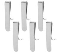 Lurrose 6 pièces Clips pour Anneaux à Gâteau Extensibles Acier Inoxydable Fixation Robuste pour Moules à Pâtisserie Cookies Muffins et Desserts Accessoires Pratiques pour Cuisine