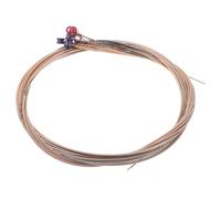 Lurrose 6 Pièces Cordes de Guitare Folk, Cordes de Guitare Acoustique en Alliage de Cuivre, Jeu de 6, Emballage Individuel, pour Guitaristes