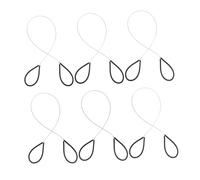 Lurrose 6 pièces Outils de Sculpture Argile de Couteaux Acier Inoxydable pour Découpe Précise de Poterie avec Poignée Outils de Modélisation de Poterie Idéaux pour Ateliers et Activités