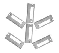 Lurrose 6 Pièces Plaque de Gâche Acier Inoxydable Kit de Réparation pour Portes Installation Rapide et Durable Compatible avec Verrous et Serrures Standards