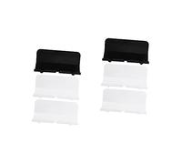 Lurrose 6 Pièces Support Mural Adhésif pour Téléphone et Tablette Rangement Mural Pratique pour Smartphone et Accessoires Blanc et Noir
