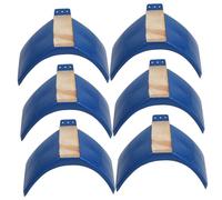 Lurrose 6 pièces Support Perchoir Bois Massif pour Pigeons Stand Stable pour Repos et Jeu Accessoire pour Oiseaux Cadre de Perchoir Sécurisé avec Design Pont Courbé pour Éleveurs de