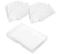 Lurrose 60 Pièces Autocollants en Silicone Blanc pour Correction D'oreilles, Résistant Transpiration, Patchs Adhésifs Discrets pour Oreilles Féminines, Accessoire Beauté Portable