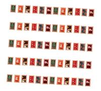 Lurrose 60 Pièces Mini Vintage Resin Picture Frames for DIY Dollhouse Micro Landscape Christmas Decorations Tiny Photo Frame Ornaments Compact and Durable