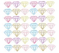 Lurrose 60 Pièces Paperclip Bookmark Clips Résistants Couleurs Marque Pages et Pinces Polyvalentes pour Étudiants Bureau et Organisation de Documents