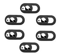 Lurrose 6pièces Couvercle De Caméra pour Ordinateur Portable Et Smartphone Protection Facile à Installer Couverture De Webcam Accessoire Pratique Et Compact Couleur Noire