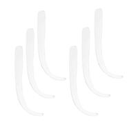 Lurrose 6pièces Présentoir Boucles Oreilles Acrylique Transparent Support Incurvé Léger pour Exposition et Photographie Rack Essai Élégant et Pratique