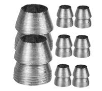 Lurrose 8 Pièces Cales Fer pour Poignée de Marteau Coins Robustes de Renforcement pour Outils de Jardinage Installation Facile et Accessoires de Remplacement pour Poignée Solide