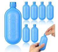 Lurrose 8 Pièces Récipient à Glace Réutilisable en PE pour Ventilateur Climatiseur, Bloc de Congélation Portable pour Camping et Refroidissement Prolongé