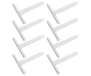 Lurrose 8 Pièces Support à Ressort en Acier Inoxydable Blanc pour Volet Roulant Manuel, Accessoires Solide Absorption des Chocs, pour Stores Enrouleurs Résidentiels et Commerciaux