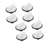 Lurrose 8pièces Boutons De Remplacement Pour Machine à Laver Double Cuve Semi-automatique Minuterie Boutons De Remplacement Faciles à Utiliser Pour Lave-linge Et Sèche-linge