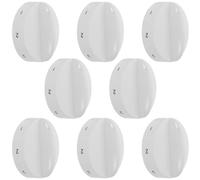 Lurrose 8pièces Thermostat De Réfrigérateur à Bouton Rotatif Contrôle De Température à Niveaux Remplacement Pour Bouton De Thermostat Plastique Installation Simple