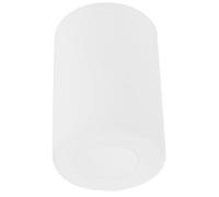 Lurrose Abat-jour Cylindrique en Verre Laiteux 90x130 Mm pour Douille E27, Abat-jour de Rechange Résistant aux Éclats, Couvercle de Lampe Suspendue pour Plafonnier et Lampe Suspendue