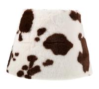 Lurrose Abat-Jour en Tissu Petit Motif 25 CM, Douille E27, Accessoire pour Lampe de Table et Applique Murale, Emballage Individuel, Usage Intérieur