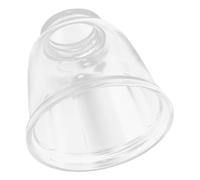 Lurrose Abat-jour en Verre Transparent Ø41 Mm, Cache-ampoule Résistant à Haute Température pour Plafonnier, Remplacement D’abat-jour Suspendu pour Chambre, Bureau Cuisine, Éclairage Doux