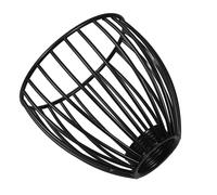Lurrose Abat-jour Noir Ajouré Forme de Cage à Oiseaux Mini Suspension Décorative pour Lampe Cuisine ou Bistrot Design Vintage et Industriel