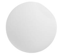 Lurrose Abat-jour Rond en Verre Dépoli Blanc Laiteux 180 Mm, Diamètre D'ouverture 65 Mm, Remplacement Suspendre et Lustre, Diffuseur Lumineux Doux pour Éclairage Intérieur Ambiance Cosy