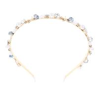 Lurrose Accessoire Cheveux Mariée en Alliage Texturé, Bandeau Coquillage Solide pour Femmes, pour Mariage et Fêtes Élégantes