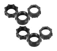 Lurrose Accessoire Fixation Chargeur Voiture 6pcs bagues de Serrage Plastiques Angle réglable Support téléphone Compatible Grille d'aération Voiture
