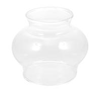 Lurrose Accessoire pour Lampe à Huile Abat-jour Verre Rétro Coupe-vent Diffuseur de Lumière Douce Adapté aux Petites Lampes D'intérieur 2.56x2.56x2.17in