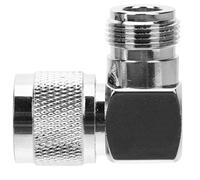 Lurrose Adaptateur Coaxial N Mâle vers Femelle à 90° Coudé Connecteur de Type N pour Rallonge de Câble Coaxial Compact et Léger Compatible Antenne et Radio CB Robuste et Précis