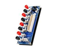 Lurrose Adaptateur De Module Alimentation Carte De ATX pour Châssis Ordinateur De Bureau Composant Informatique avec De Stables