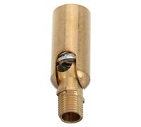 Lurrose Adaptateur de Plafond Angulaire en Cuivre Pur à 180°, Accessoire Pivotant pour Applique Murale, Fixation Stable pour Lustre sur Plafond en Pente et Pièce