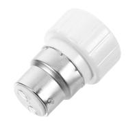 Lurrose Adaptateur Douille B22 vers Gu10 en Céramique, Convertisseur de Culot pour Ampoules Led, Compatibilité, Transmission Stable pour Éclairage Domestique, Installation sans Outil,