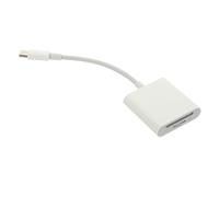Lurrose Adaptateur Lecteur de Cartes USB-c OTG 2-en-1 pour Cartes Mémoire et Microsd Connecteur Abs Solide Transfert Haute Vitesse Compatible Appareils Photo et PC USB C Portable