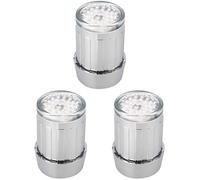 Lurrose Aérateur De Robinet Lumineux Led Robinet De Changement De Couleur Et De Température Avec Adaptateur 3 Pièces Pour Cuisine Et Salle De Bain Cascade De Lumière Sans Piles