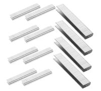 Lurrose Agrafes Pneumatiques en Acier Carbone de U pour Travail du Bois Certifiées, Compatibles Agrafeuses Manuelles et Électriques, 1000 Pièces, Usage Professionnel et Personnel