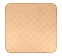 Lurrose Alèse de Protection Incontinence Coussin de Siège Imperméable Lavable Réversible en Polyester Beige pour Chaise et Poussette, pour Animaux et Personnes Incontinentes