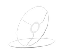 Lurrose Anneau de Cadre Abat Jour Rond Vintage DIY Support pour Lampe de Table Suspension et Lampadaire Installation Facile pour Éclairage Plafond Salon et Bureau