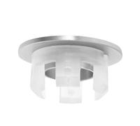 Lurrose Anneau de Trop-Plein pour Lavabo de Salle de Bain Bague Creuse Décorative et Couvercle Anti-Débordement en Métal Brossé pour Évier