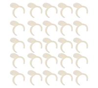 Lurrose Anneaux de Présentation des Couleurs pour Vernis à Ongles 200pcs en Plastique Beige, Organiseur Ergonomique Compact pour Manucure Professionnelle et Usage Domestique