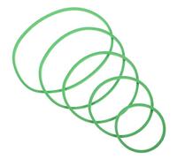 Lurrose Anneaux Flottants pour Plantes D'aquarium 5pcs en Plastique Eva Vert Installation Rapide, Espace Sécurisé pour Poissons Aquarium ou Bac à Poissons